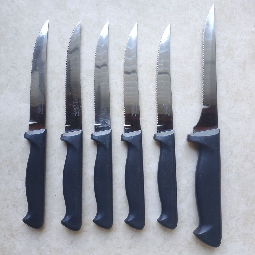 Lot of 6 J A Henckels International EverEdge Stainless Steel Knives Japan